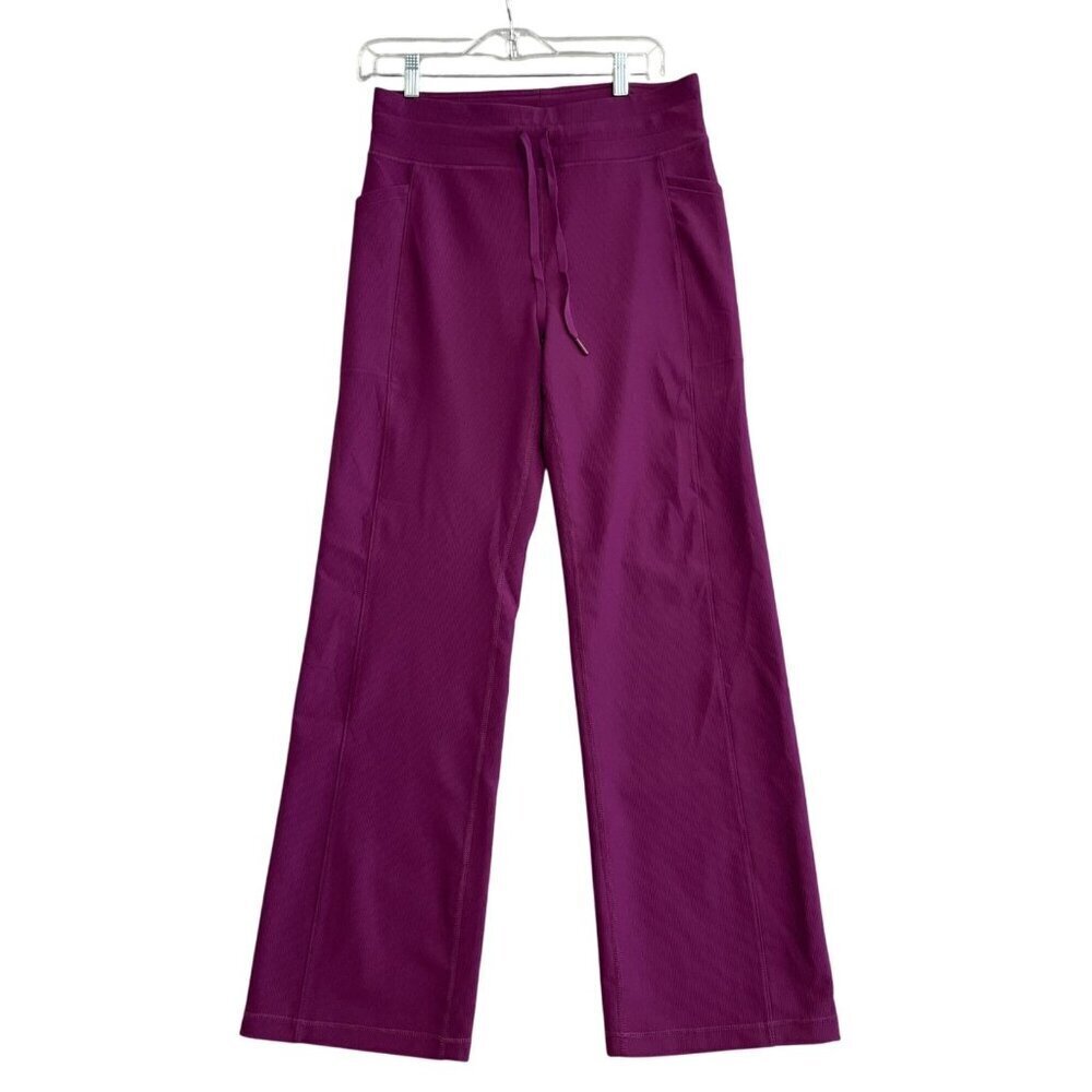 NWOT 32 Degrees Women's Size L Cool Wide-Leg Purple Pants